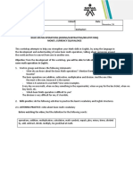 English Learning Guide Competency 1 Unit 2: Maths Workshop 1 Centro de Servicios Financieros-CSF November /19