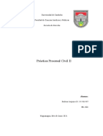 Derecho Procesal Civil II