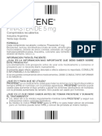 PROSTENE. FINASTERIDE 5 Mg. Comprimidos Recubiertos Industria Argentina Venta Bajo Receta - PDF