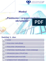 Pendl & Dr. Piswanger Poslovni Odabir D.O.O. HUMAN RESOURCES & MANAGEMENT. Modul. Poslovno I Organizacijsko Okruženje