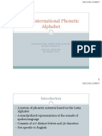 IPA: International Phonetic Alphabet: English For Computer Science Extra Notes #2 Ehsan Akhgari October 2007