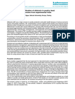 Detoxification of Aflatoxin in Poultry F