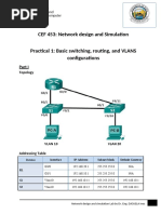 Lab 1 Basic Switching Routing and VLANSs Configuration