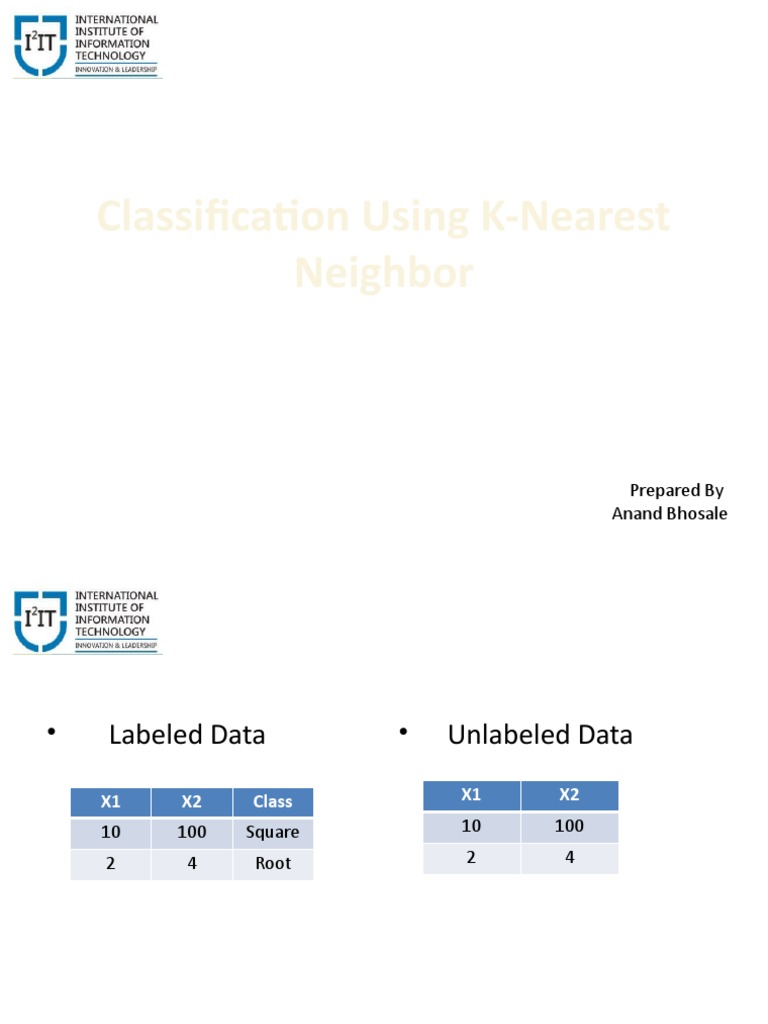 Machine Learning KNN Presentation | PDF | Artificial Intelligence ...