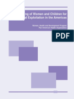 Trafficking of Women and Children For Sexual Exploitation in The Americas