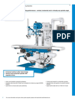 Universal Milling Machine: Powerful Milling Performance - Vertical, Horizontal and in Virtually Any Spindle Angle