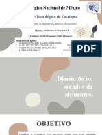 Diseño de secador solar para deshidratación de alimentos