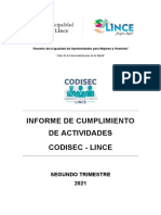 INFORME DE CUMPLIMIENTO DE ACTIVIDADES N°012-2021-CODISEC-ST-LINCE 2021 - SEGUNDO TRIMESTRE (1)