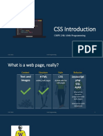 CSS Introduction: CMPS 246: Web Programming
