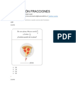 Evaluación Fracciones