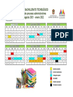 Calendario Procesos Administrativos