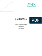 Prednisona: Medley Farmacêutica Ltda. Comprimidos 5 MG e 20 MG