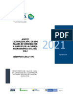 Documento Resumen Del POMCA Río Cali - Septiembre 2021