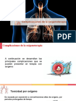 Complicaciones de La Oxigenoterapia