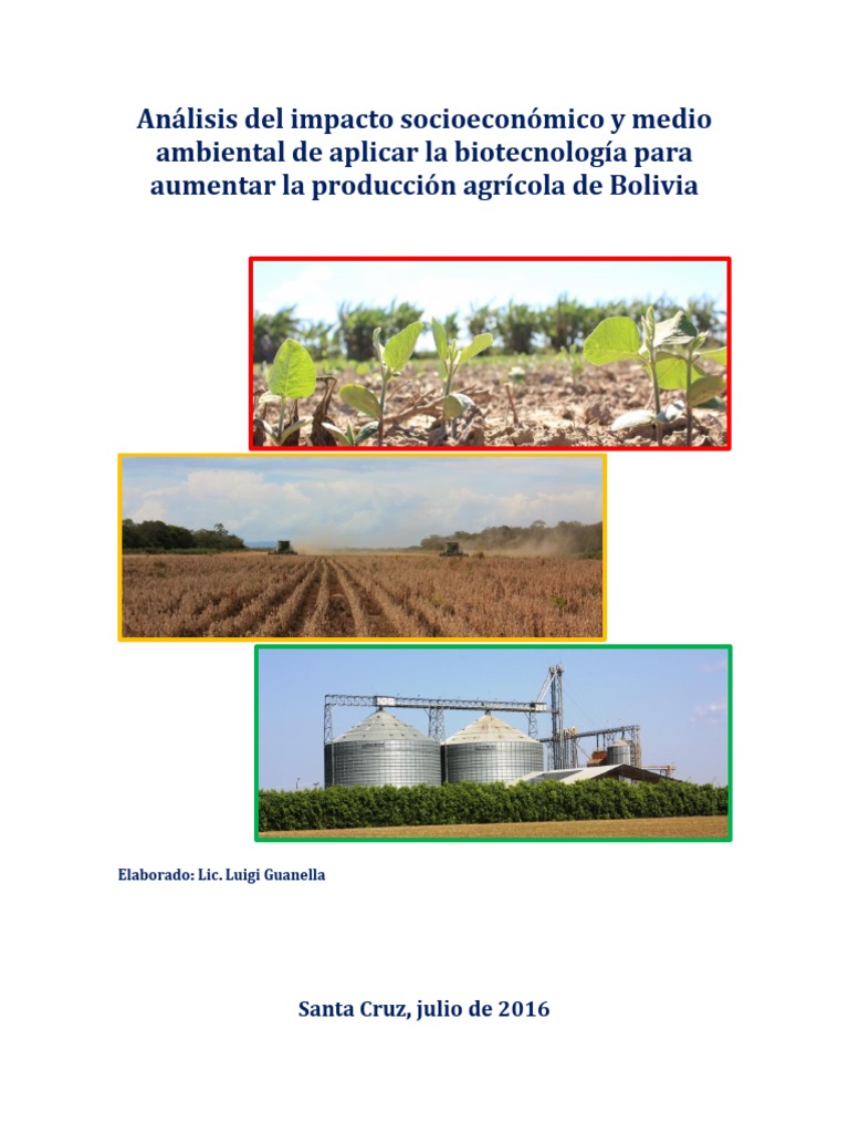 Impacto socioeconómico y medioambiental de los OGM - FINAL | PDF ...