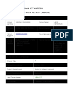 Dokumen Pemeriksaan RDT Antigen Klinik Permata GMC - Kota Metro - Lampung