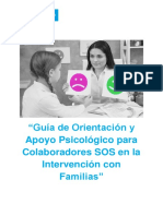 “Guía de Orientación y Apoyo Psicológico Para Colaboradores SOS en La Intervención Con Familias” (1)