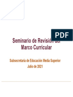 Seminario Revisión Curricular EMS PLAN SEP 0-23 3 Sep 21