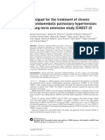 Riociguat For The Treatment of Chronic Thromboembolic Pulmonary Hypertension: A Long-Term Extension Study (CHEST-2)