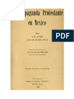 La Propaganda Protestante en México-Planchet 1922