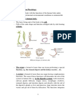 1st Year Lecture 1 Physiology Introduction and Body Fluids 2019 2020 PDF