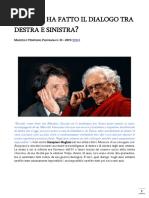 Veneziani Marcello - Che fine ha fatto il dialogo tra destra e sinistra-