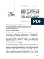 Recomendación 81 CNDH