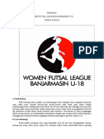 Proposal - Futsal WFL U-18