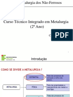 Metalurgia dos Metais Não-Ferrosos