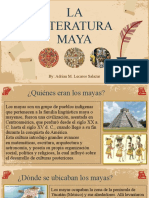 La Literatura Maya - 4to Año