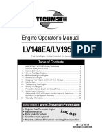 Tecumseh - LV148EA, LV195EA Engine Operators Manual (2005) WW
