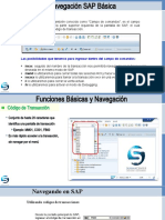 Navegación SAP en