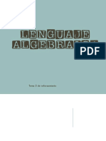 Lenguaje algebraico: Resolución de problemas