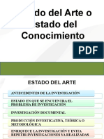 Tema 2 Estado Del Arte o Estado Del Conocimiento