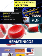 Hematinicos y Antiemeticos