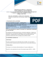 Guia de actividades y Rúbrica de evaluación - Unidad 3 - Fase 4- Describir procesos para una empresa, segun enfoque de APICS-SCOR
