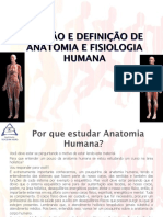 Definição de Anatomia e Fisiologia Humana