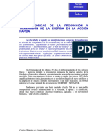 Bases teóricas de la producción y transmisión de energía en la acción rápida