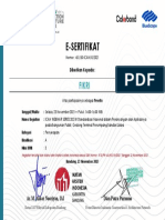 E-Sertifikat: Fikri