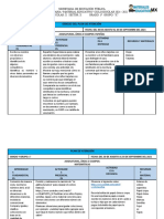 Esbozo Plan de Atención 1er Grado