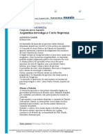 Folha de S.Paulo - Justiça sob suspeita_ Argentina investiga a Corte Suprema - 07_08_98