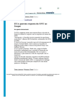 Folha de S.Paulo - Crise com Saddam_ EUA querem resposta da ONU ao Iraque - 07_08_98