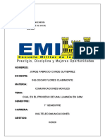 Cual Es El Proceso de Una Llamada en GSM