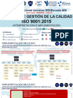 Curso Internacional Universo SIG - IsO 9001.2015 SGC - 002