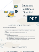 Emotional Loneliness First Aid by Slidesgo