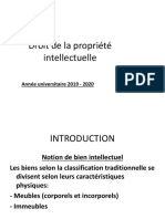 Pr. Mehdi Mounir Droit de La Propriété Intellectuelle Cours