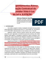 Proteção contratual do consumidor à luz da Lei 8.078/90