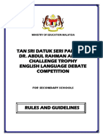 (2021) Virtual English Language Debate Competition