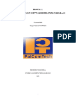 Proposal Proyek Pembuatan Software Hotel PMPL Palembang: Disusun Oleh Yogga Wijaya (011190026)