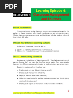 Learning Episode 6 in Field Study 1